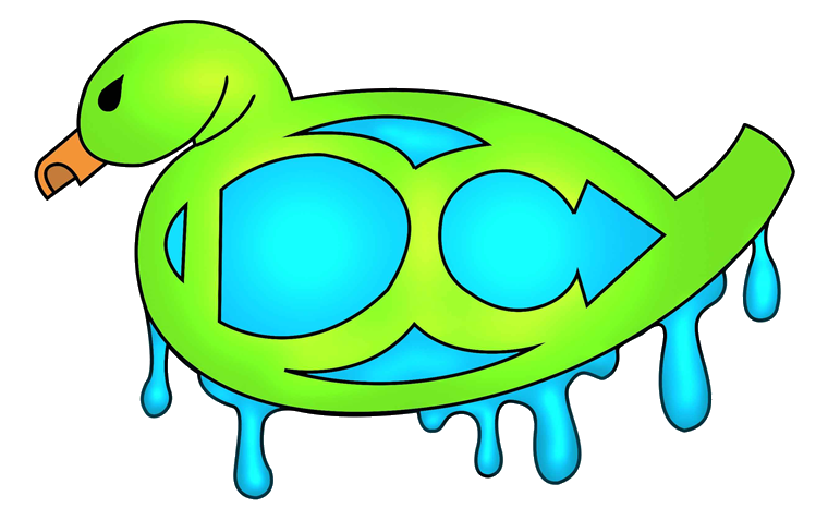 Drip Clean duck mascot